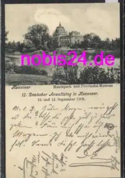 Hannover 17. Anwaltstag 1905 o 11.10.1905