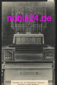 Hannover St. Marienkirche - Hochaltar  *ca.1920