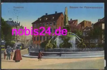 Hannover Brunnen Flusswasserkunst o 4.2.1916