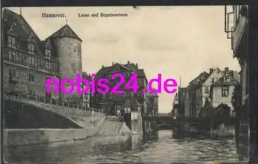 Hannover Leine und Beguinenturm o 8.8.1910