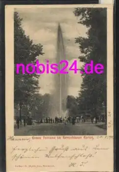 Hannover Fontäne Herrenhäuser o 21.5.1901
