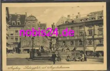 Augsburg Ludwigsplatz mit Brunnen  *ca.1930