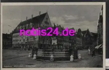 Augsburg Moritzplatz Weberhaus  *ca.1955