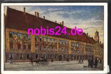 Augsburg Fuggerhaus Künstlekarte *ca.1930