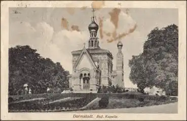 Darmstadt Russische Kapelle o 4.8.1918