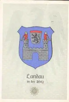 76829 Landau Pfalz Wappen, o ca. 1955