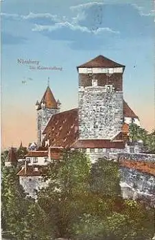 Nürnberg Kaiserstallung Feldpoststempel Ersatzbataillon 2. Fussartillerie Regiment o 23.10.1915