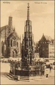 Nürnberg Schöner Brunnen *ca. 1920