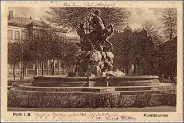 90700 Fürth Kunstbrunnen * ca. 1920