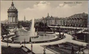 Mannheim Friedrichsplatz *ca. 1920