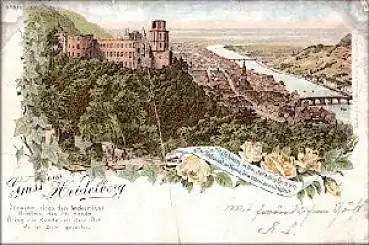 Heidelberg Farblitho o 11.7.1897
