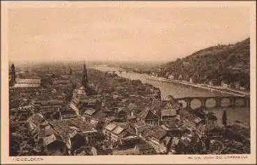 Heidelberg  Blick vom Schlossberg *ca. 1920