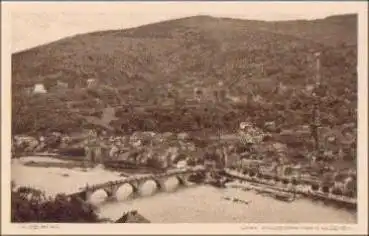 Heidelberg vom Philosophenweg *ca. 1930