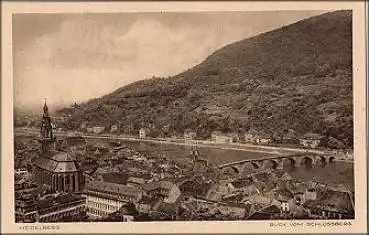Heidelberg vom Schlossberg  *ca. 1930