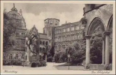Heidelberg Schlosshof, * ca. 1920