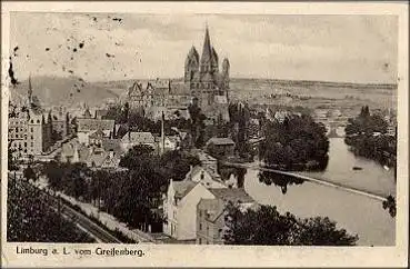 65549 Limburg Lahn vom Greifenberg o 8.9.1915