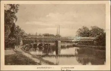 Saarbrücken Louisenbrücke gebr. ca. 1920