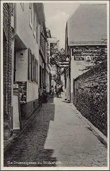65385 Rüdesheim Drosselgasse * ca. 1930