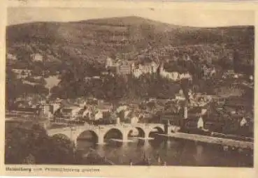 Heidelberg vom Philosophenweg o 18.7.1927