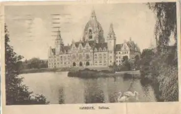 Hannover Rathaus gebr. ca. 1902