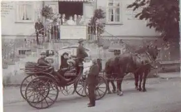 99898 Finsterbergen Gasthof Tanne Kutschenstation * ca. 1910