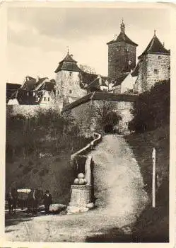91541 Rothenburg Kobolzellertor gebr. ca. 1950