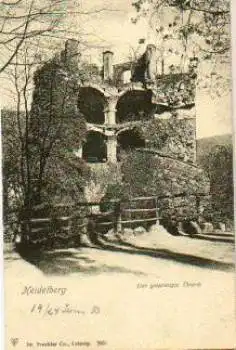 Heidelberg Der gesprengte Turm * ca. 1920