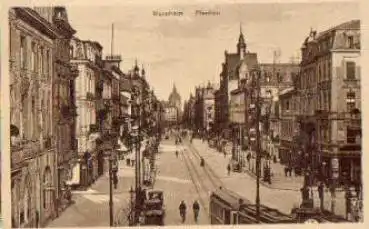 Mannheim Planken Straßenbahn * ca. 1920