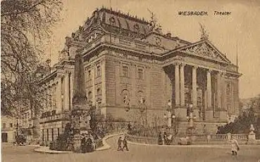 Wiesbaden Theater gebr. ca. 1910