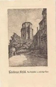 Heidelberg Künstlkarte R. Müller * ca. 1930