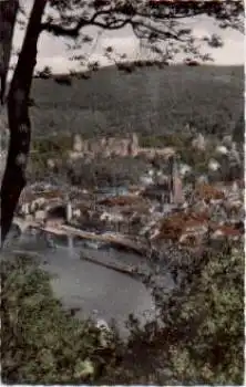 Heidelberg von Philosophenweg * ca. 1960