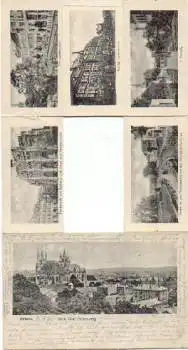 Erfurt vom Petersberg Universal-AK o 8.8.1905