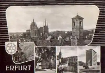Erfurt Ansichtskarte o 11.9.1963