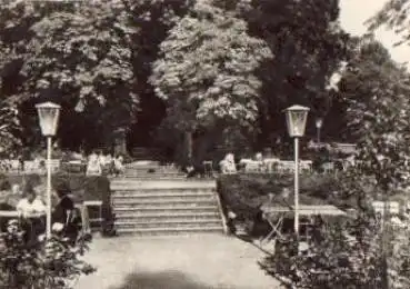 99947 Bad Langensalza Kurgarten vor dem Klubhaus o 26.6.1974