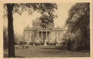 Wiesbaden Nassauisches Landestheater mit Schillerdenkmal * ca. 1920