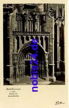 99974 Mühlhausen Portal Marienkirche o 8.11.1932