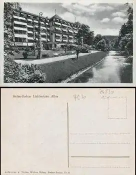 76530 Baden-Baden Lichtentaler Allee *ca.1940