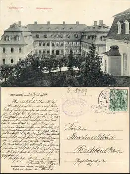 02747 Herrnhut Schwesternhaus o 25.4.1910