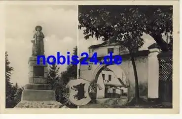 Böhmen Ujezd u Domazlic Denkmal o 13.8.1949