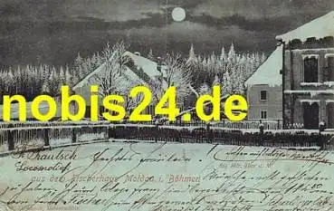 Moldau in Böhmen Fischerhaus o 6.3.1900