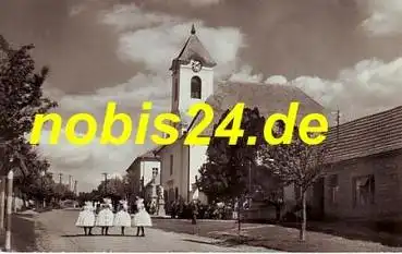 Zarosice Kirche Trachten o ca.1960