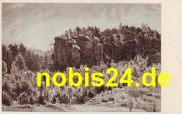 Skaly U Skokova Künstlerkarte M.Svabinsky * ca.1930