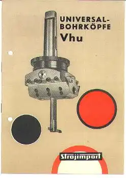 Universal-Bohrköpfe Uhu Werkzeug-Werbeprospekt 1969