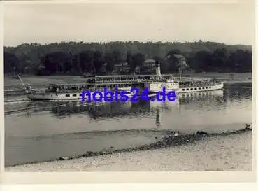 Elbdampfer "Leipzig" Echtfoto Walter Hahn um 1970