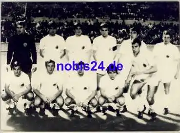 Jugoslawien Fussball Nationalmannschaft Echtfoto A5 um 1970