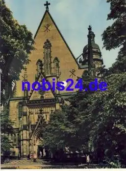 Schallplatten Postkarte DDR Thomanerchor Leipzig Colorvox 3/125-614