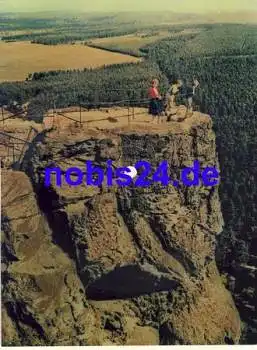 Schallplatten Postkarte DDR Regenstein Günther Görtz Colorvox um 1960