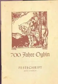 02797 Oybin Festschrift 700 Jahrfeier, 32 Seiten 1956