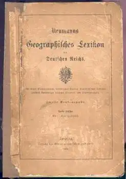 Neumanns geographisches Lexikon 1884 (2 Bände) Ortsbuch