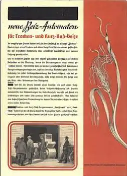 Beiz-Automaten Landwirschaft Prospekt 4 Seiten LBH Petkus Wutha 1946